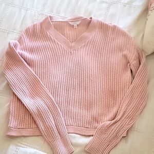Pink sweater